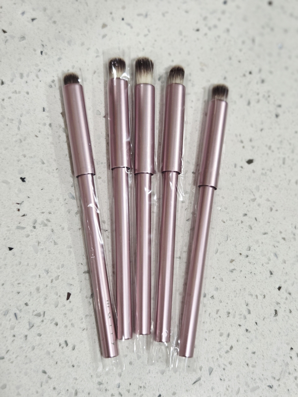 Rose Gold Eye Shader Brush Set – 5-Pack